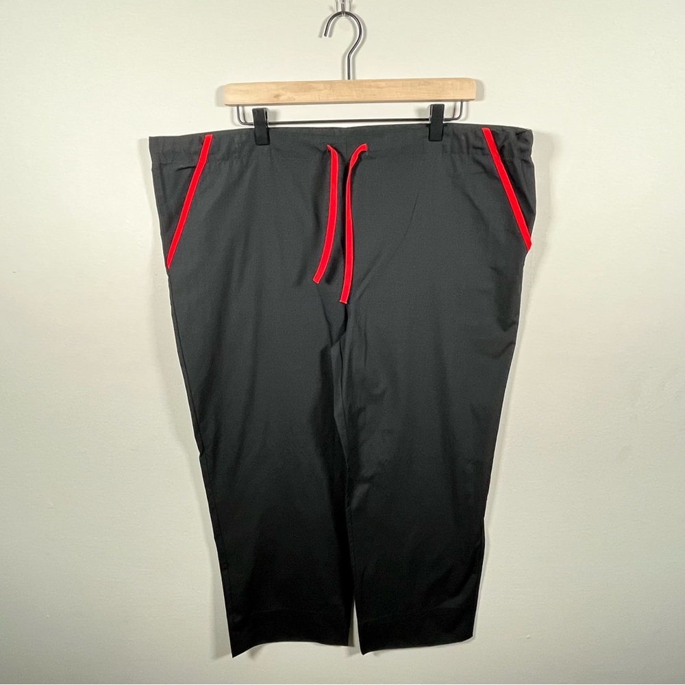 Scrub Dudz Nebraska Cornhusker Black/Red Scrub Pants Women’s Size L